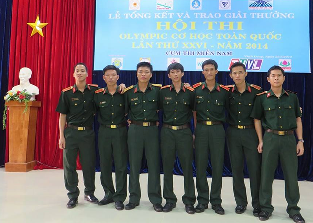 Các đội tuyển Olympic Toán học, Vật lý, Cơ học trường Sĩ quan Kỹ thuật quân sự năm 2014 đã giành được những kết quả khởi sắc