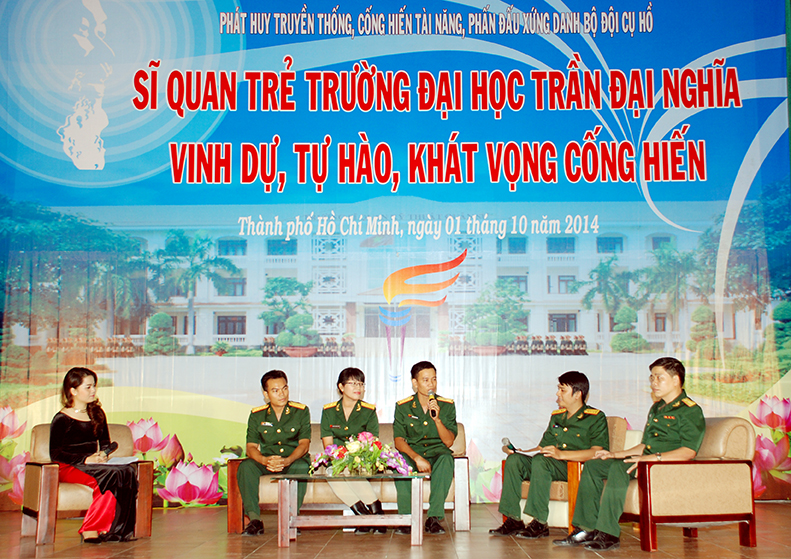 Đại biểu Sĩ quan trẻ tại buổi tọa đàm