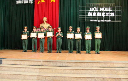 Hội nghị tổng kết năm học 2017 – 2018 của Trường SQKTQS