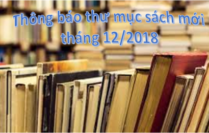 Thư viện xin thông báo danh mục GTTL tham khảo, GTTL Khoa học xã hội và GTTL ngoại ngữ mới