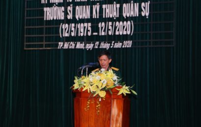 PHÁT BIỂU KỶ NIỆM 45 NĂM NGÀY TRUYỀN THỐNG TRƯỜNG SQKTQS (ĐẠI HỌC TRẦN ĐẠI NGHĨA)