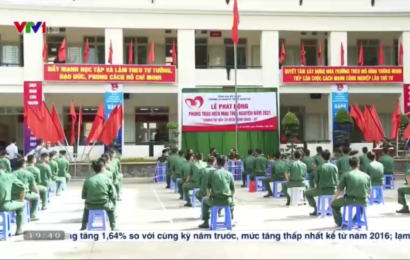 Trường SQKTQS tham gia hiến máu tình nguyện với chủ đề: “Chung tay đẩy lùi dịch bệnh COVID-19”