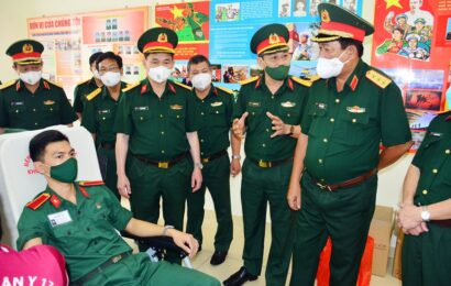 Lan tỏa phong trào hiến máu tình nguyện trong toàn quân