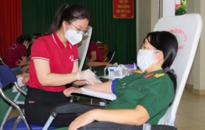 Trường Sĩ quan kỹ thuật quân sự phát động hiến máu tình nguyện