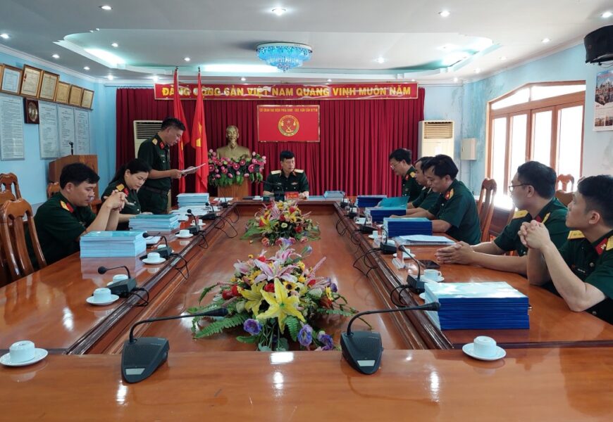 Cục Nhà trường tổ chức đánh giá, nghiệm thu kết quả biên soạn, in ấn giáo trình, tài liệu dạy học năm 2023 của Trường Sĩ quan Kỹ thuật quân sự