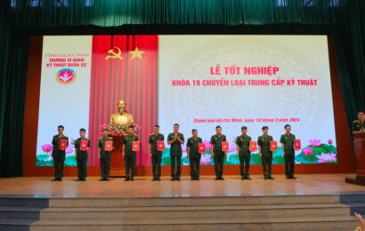 LỄ TỐT NGHIỆP HỌC VIÊN CHUYỂN LOẠI TRUNG CẤP KHÓA 19 TẠI TRƯỜNG SQKTQS