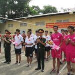 Giao lưu thi đấu thể thao giao lưu với các trường: Trường Đại học Sư phạm TP.HCM và Trường Đại học Mở TP.HCM